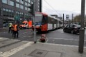 VU PKW KVB Bahn Koeln Deutz Deutz Muelheimerstr P19